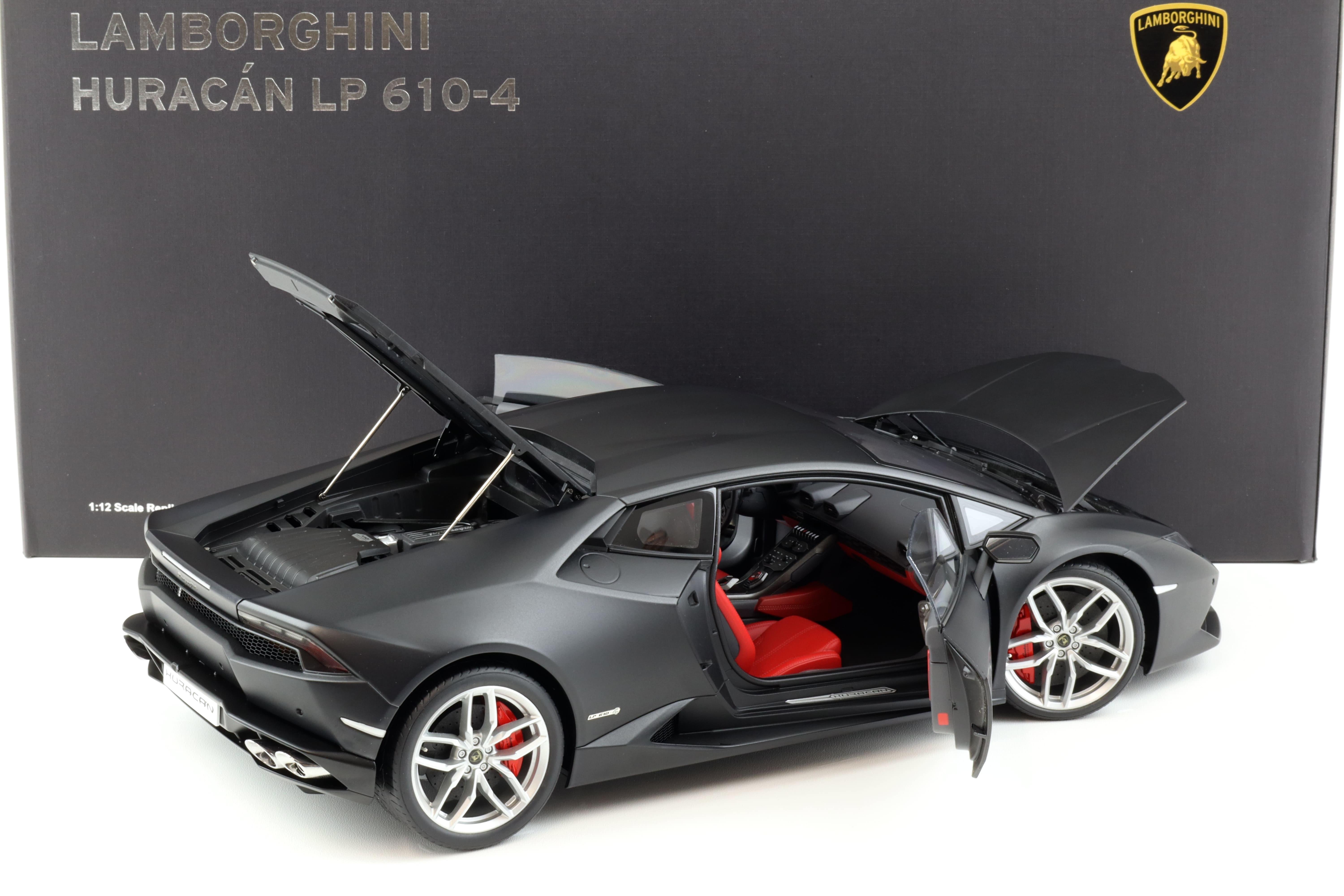 1:12 AUTOart Lamborghini Huracan LP 610-4 nero nemesis/ matt black 12096