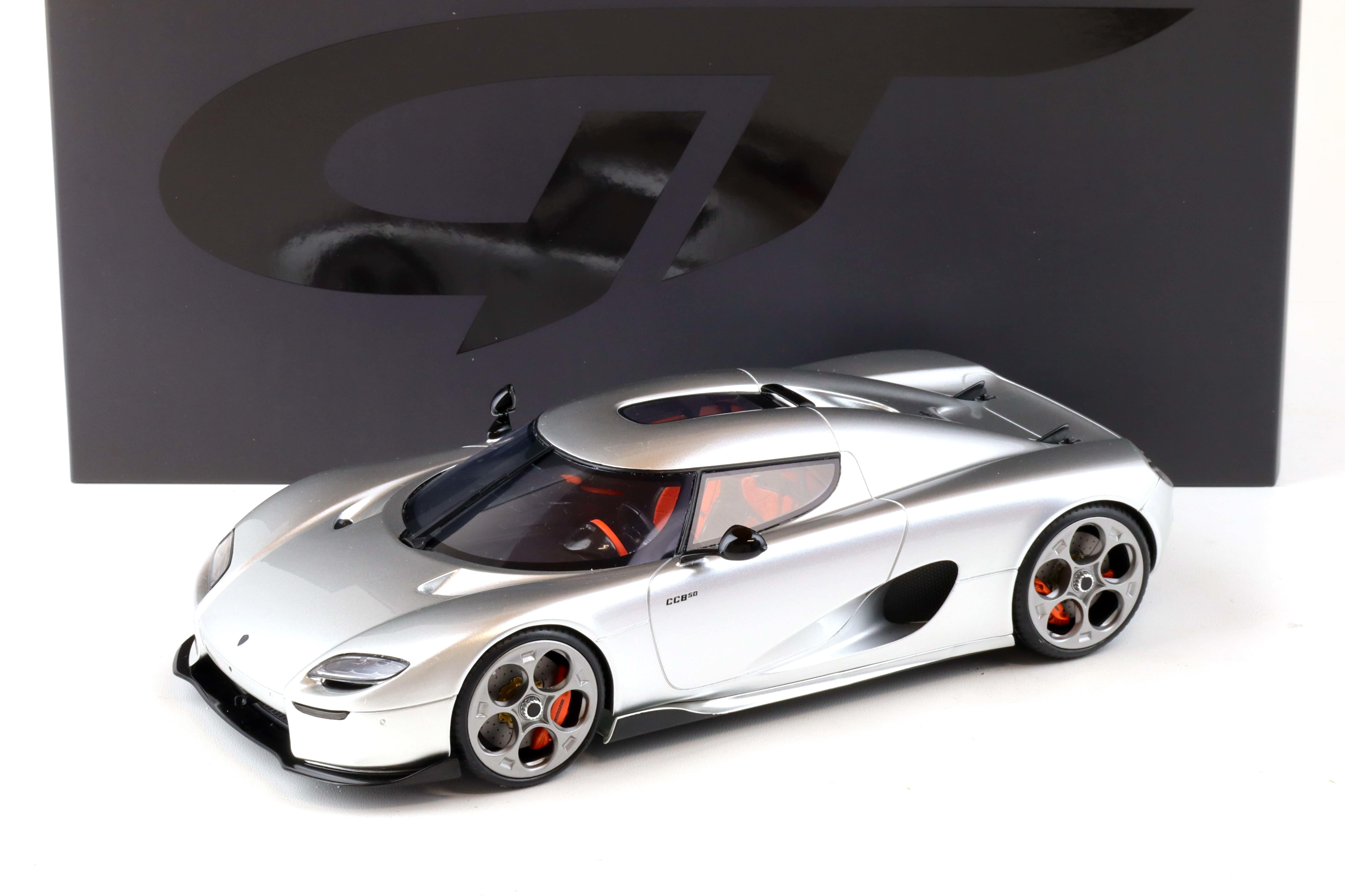 1:18 GT Spirit GT452 Koenigsegg CC850 Coupe 2023 Moon silver metallic