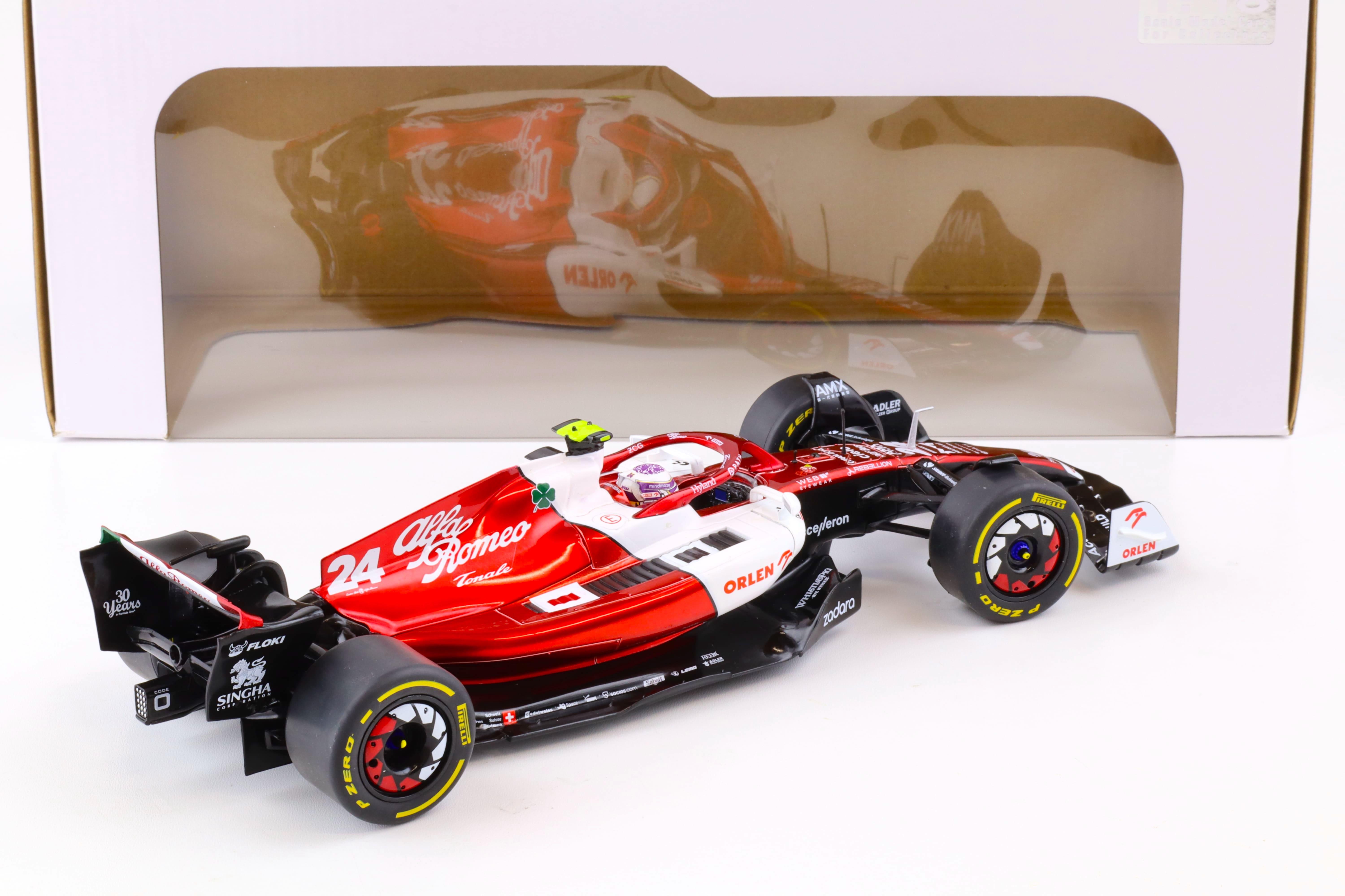 1:18 Solido F1 Alfa Romeo C42 Canada GP #24 Z.Guanyu 2022