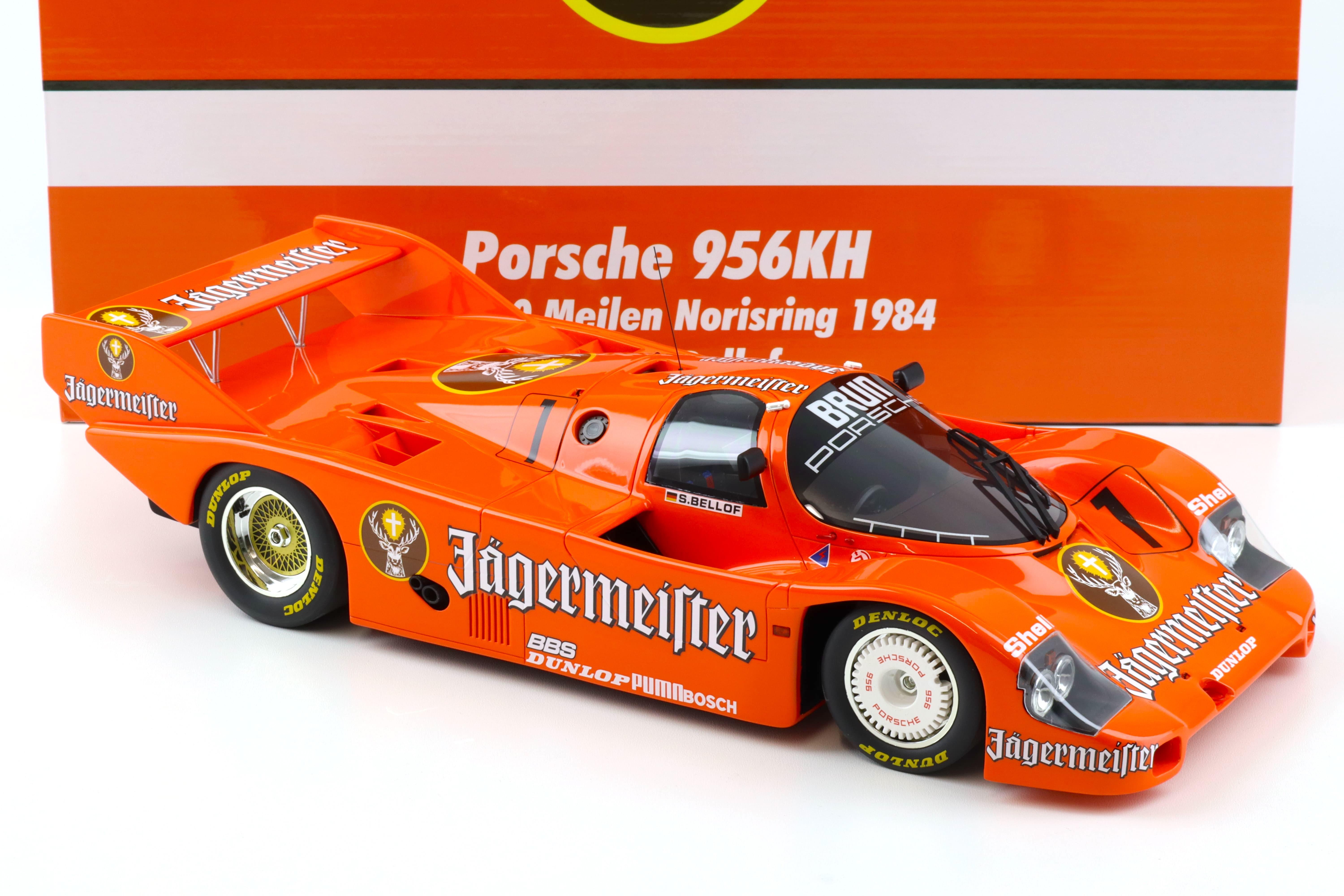 1:12 WERK83 Porsche 956 K Jägermeister #1 Norisring 3rd 200 Miles 1984 Bellof