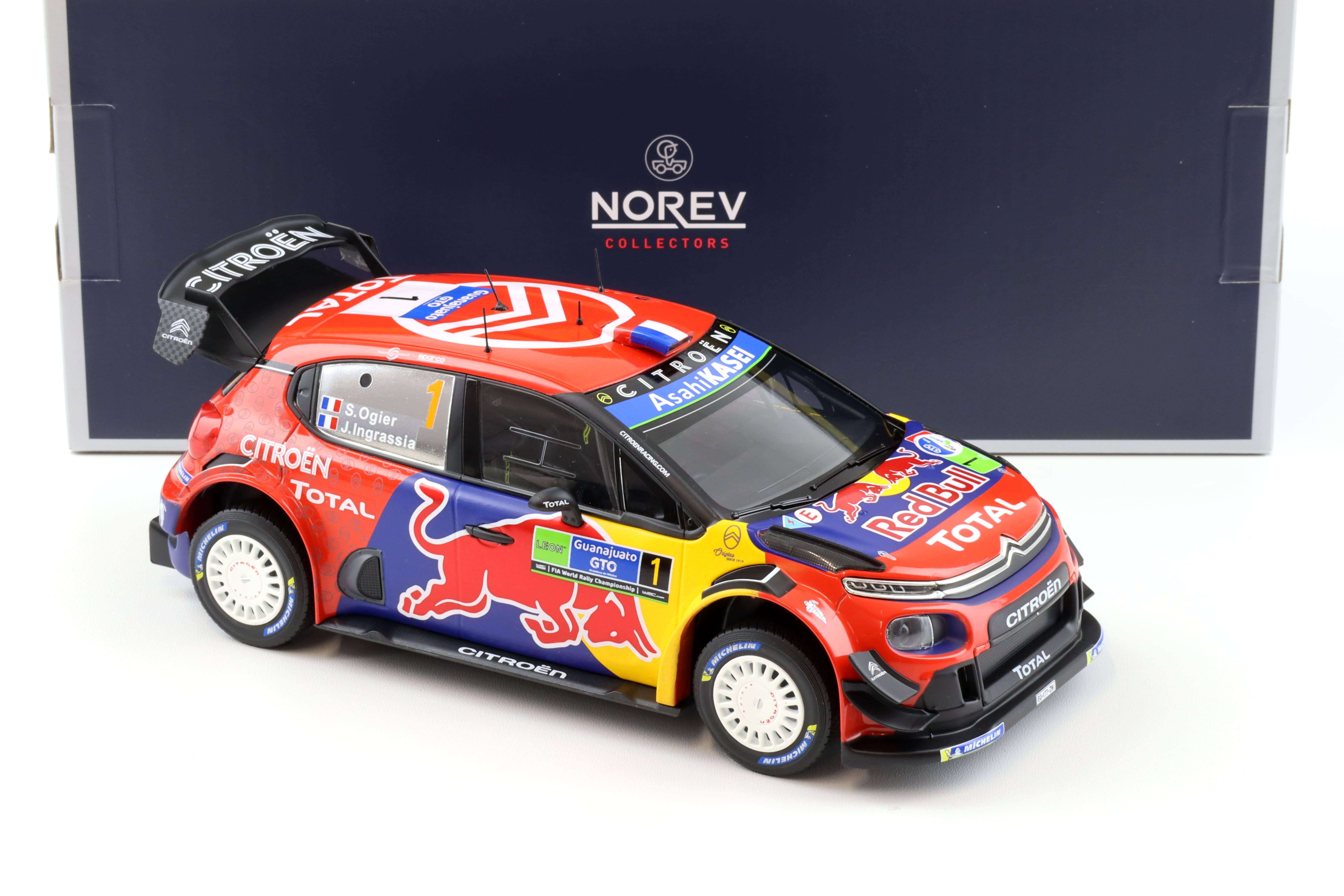 1:18 Norev Citroen C3 WRC 2019 Rally Mexico 2019 S.Ogier/J.Ingrassia #1 Red Bull 181646