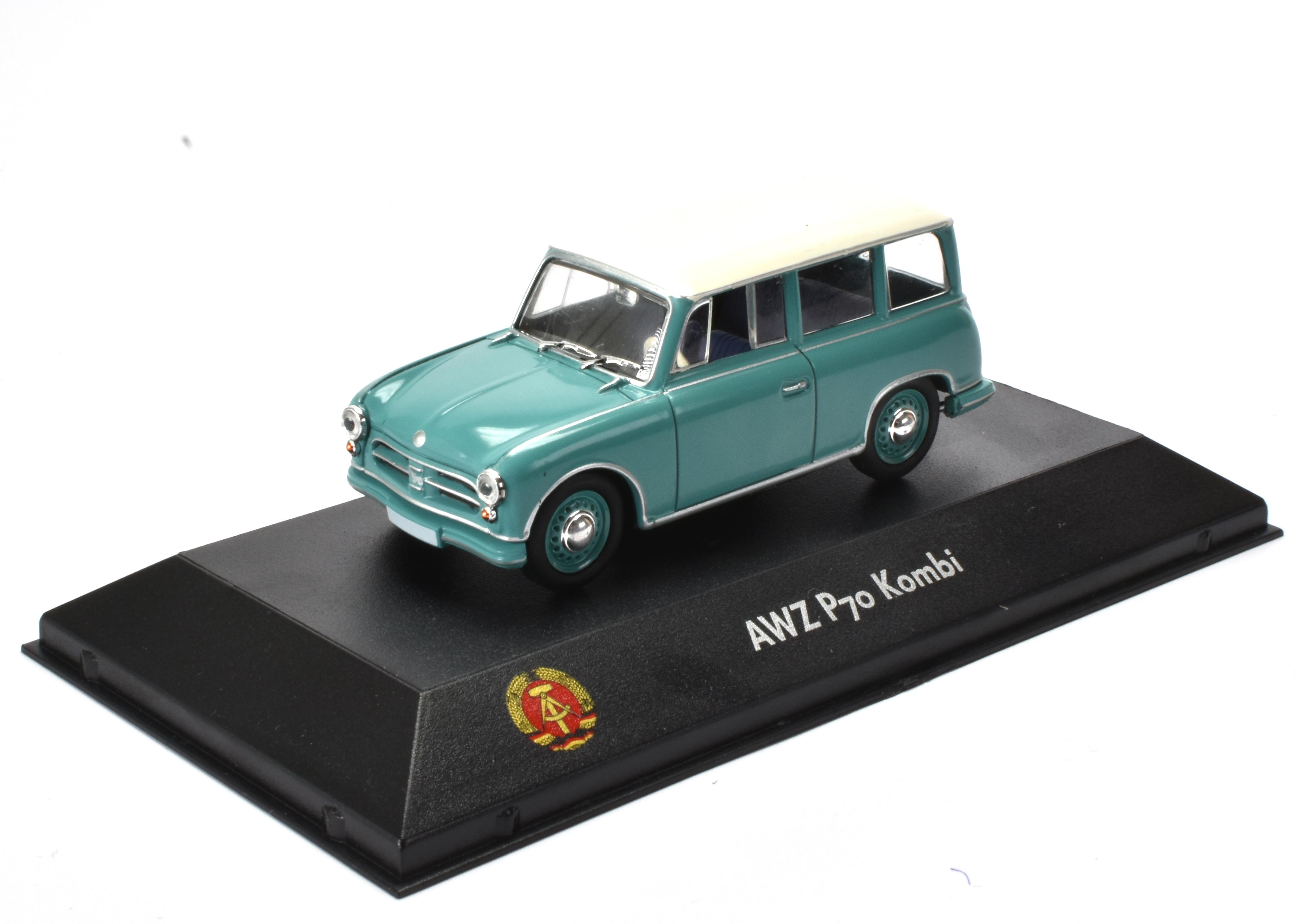 1:43 Atlas DDR Collection AWZ P70 Kombi green/ white