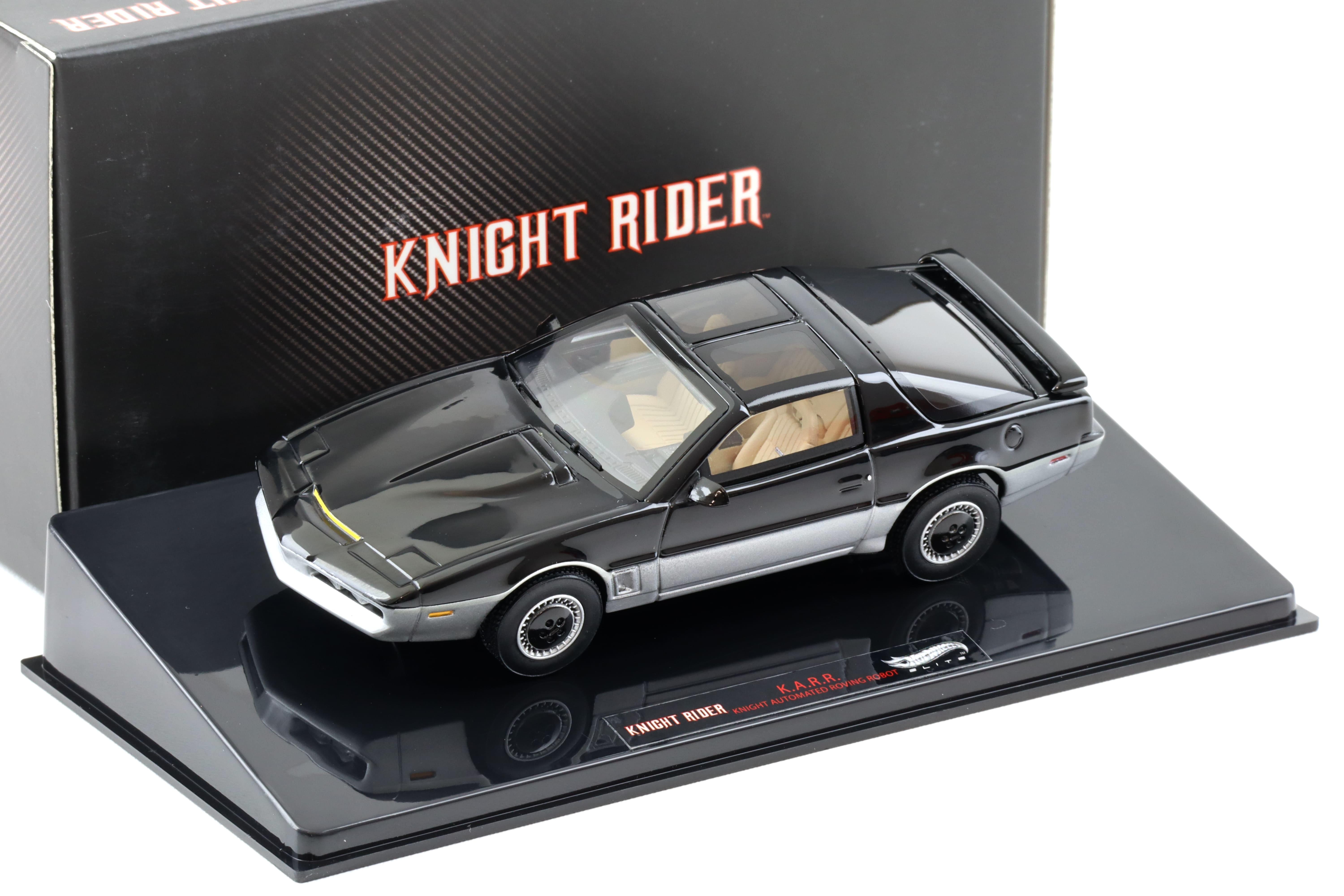 1:43 Hot Wheels Elite Pontiac Trans AM Knight Rider KARR K.A.R.R. black/ silver