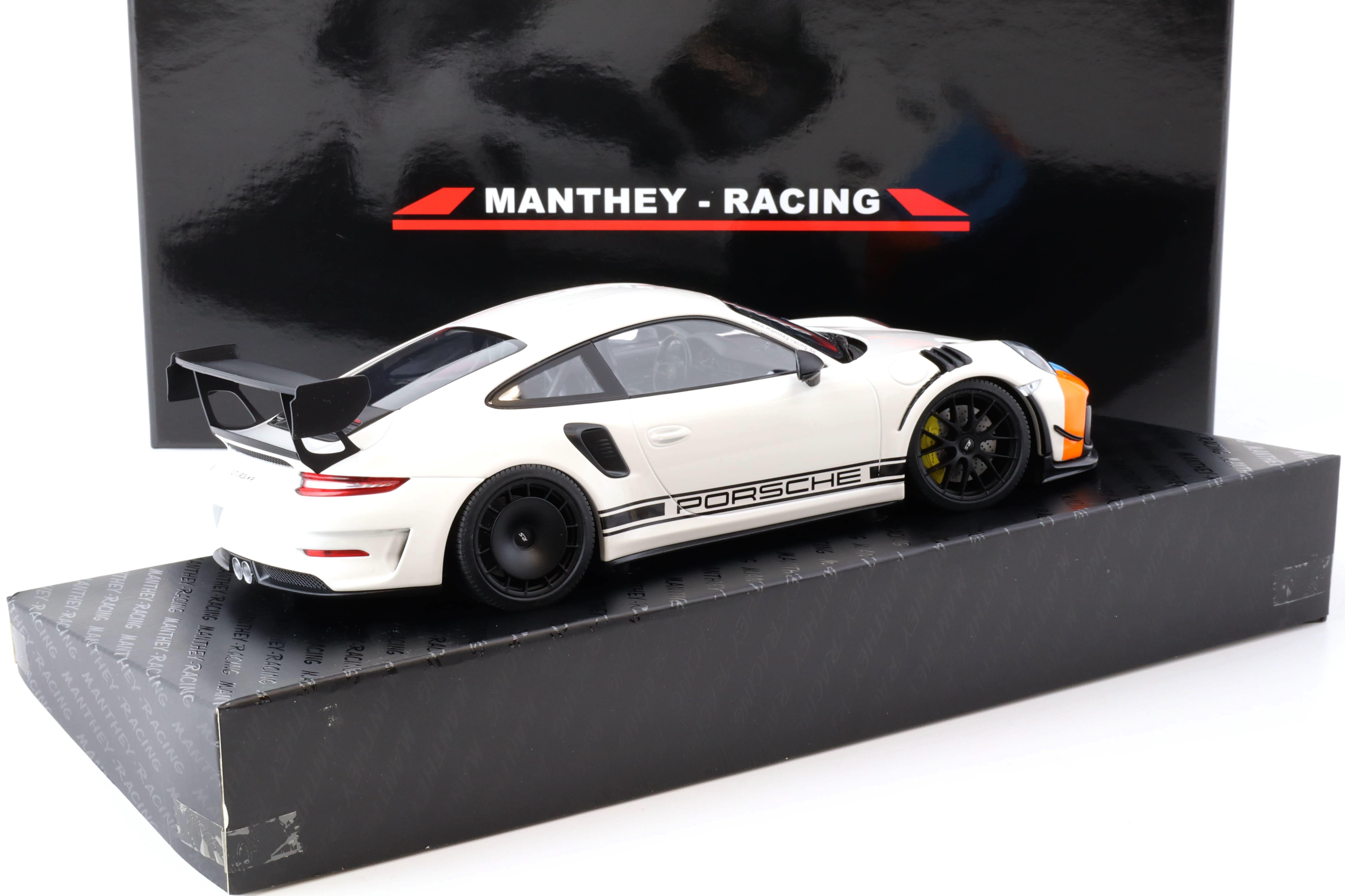1:18 Minichamps Porsche 911 (991.2) GT3 RS MR white Manthey-Racing Special Box