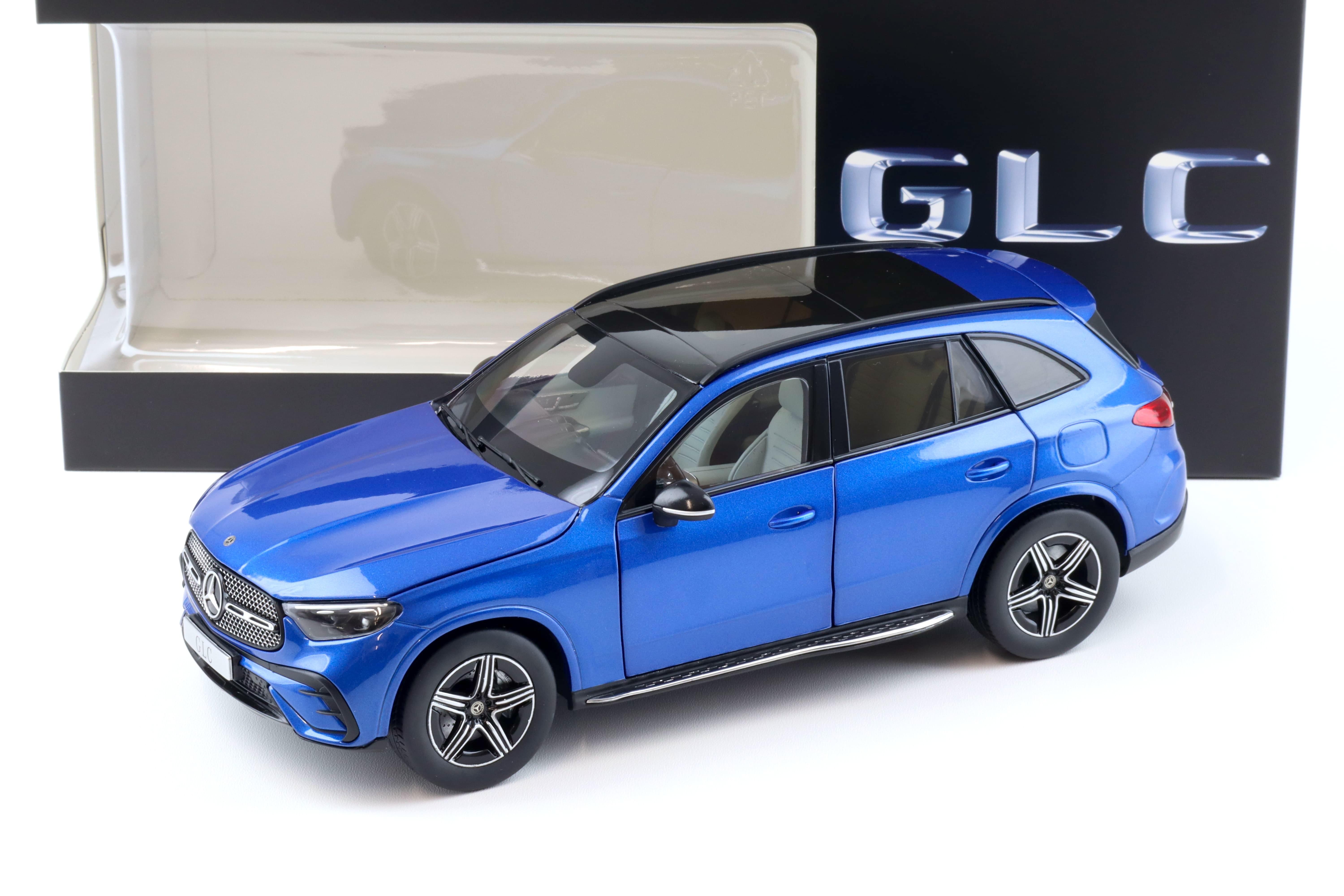 1:18 iScale Mercedes GLC AMG Line X254 SUV 2023 spectral blue DEALER VERSION