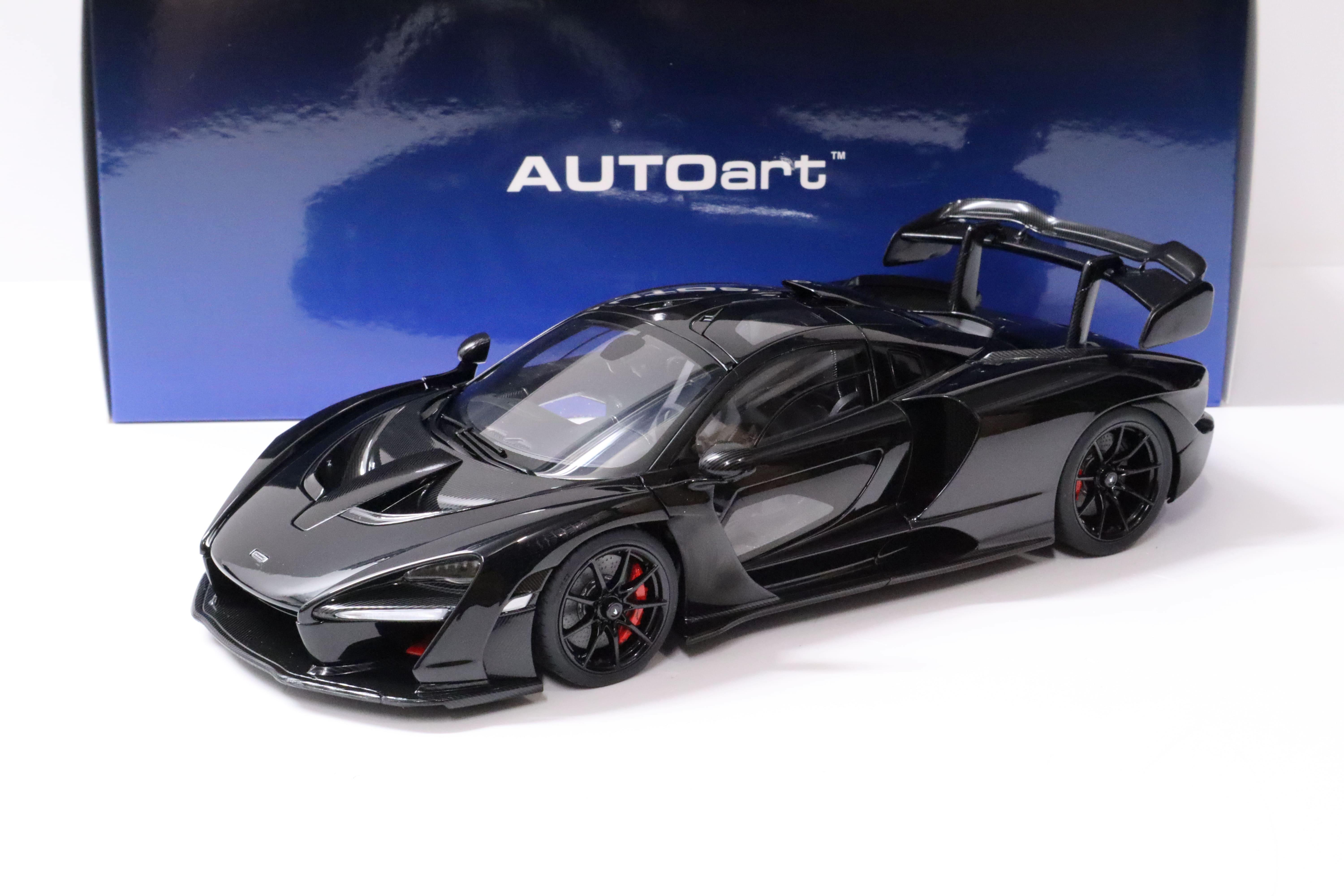 1:18 AUTOart McLAREN Senna 2018 Stealth Cosmo/ black 