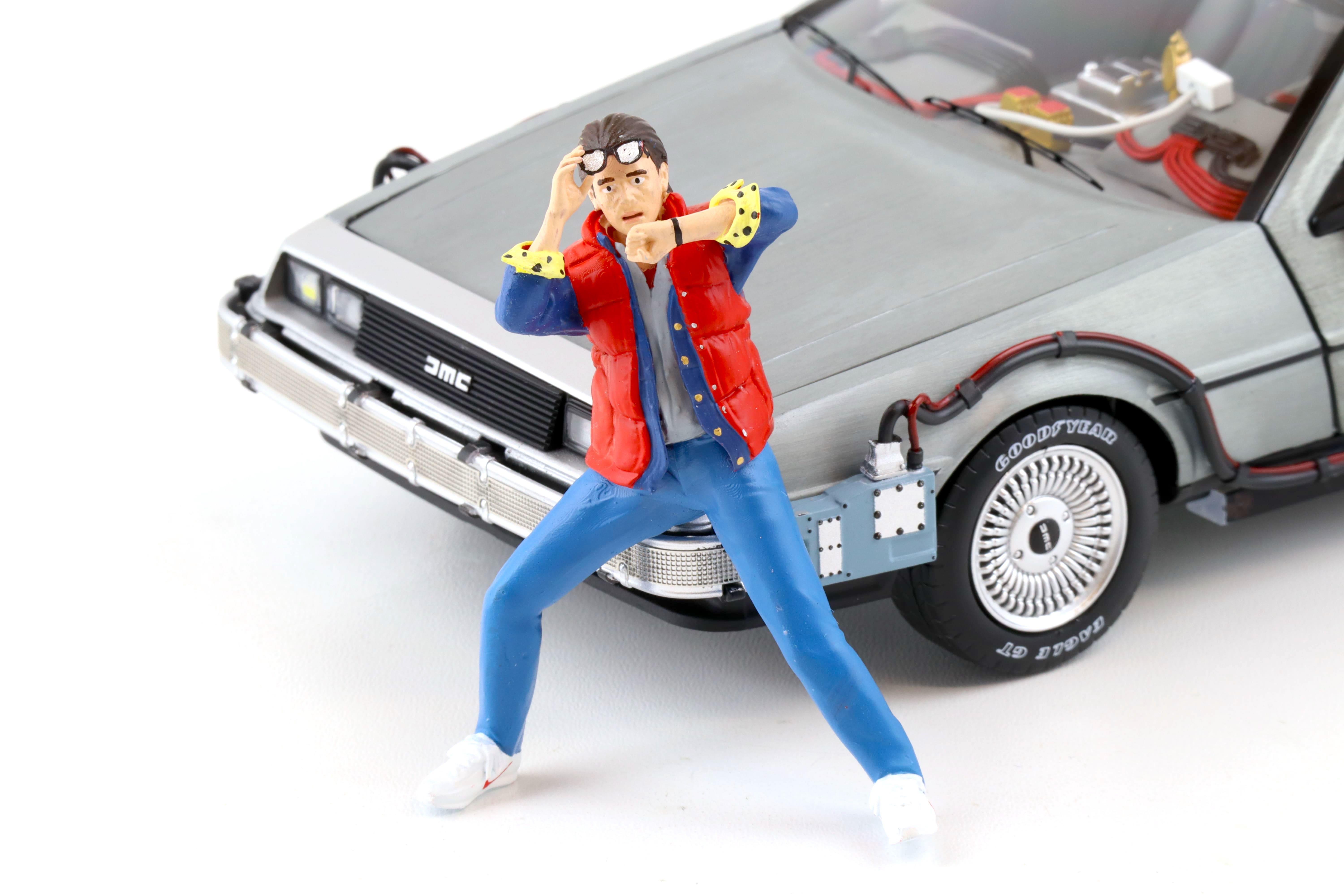 1:18 Triple9 Back to the Future Marty McFly Figur Figure Diorama Zubehör T9-18002
