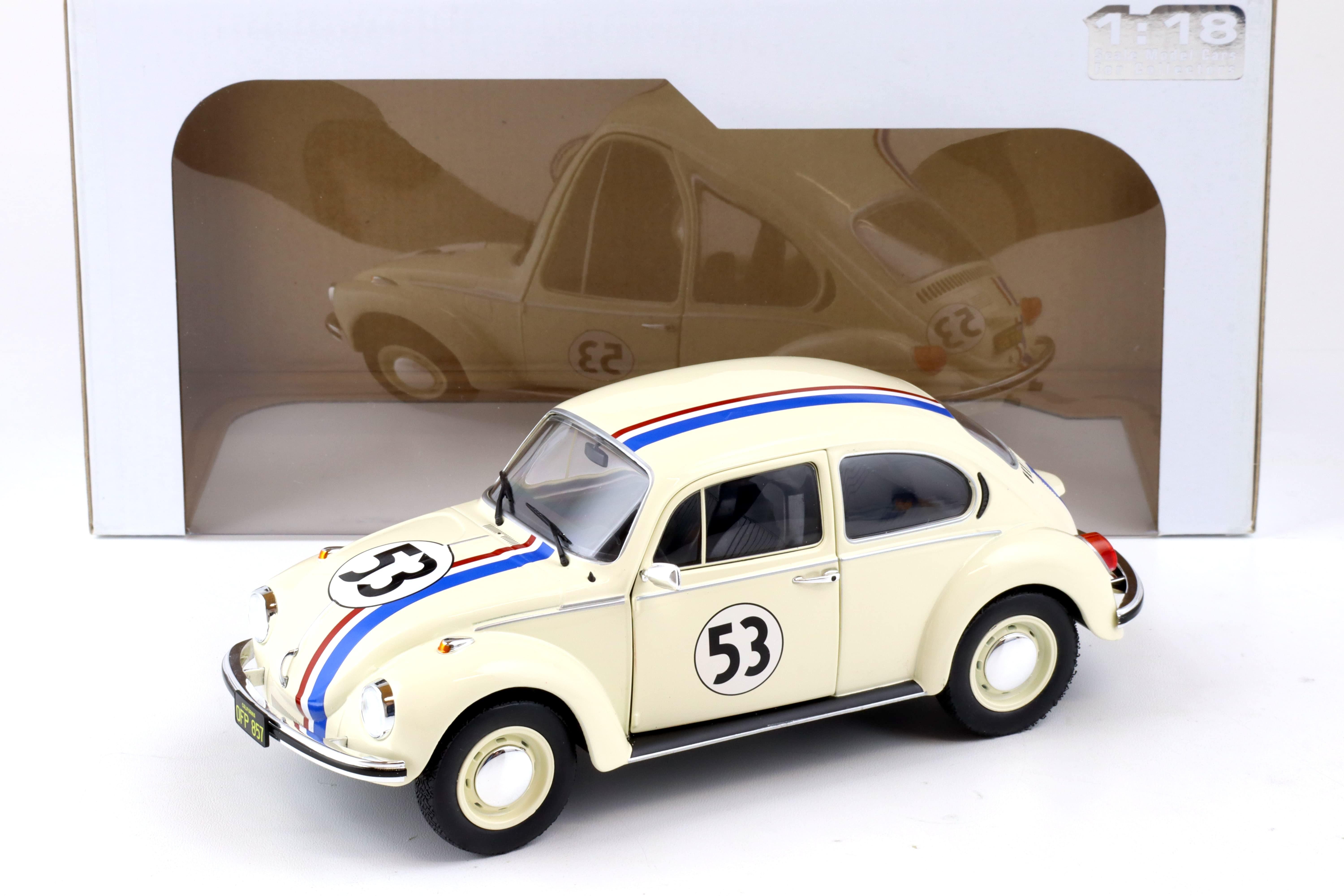 1:18 Solido VW Käfer Beetle Racer #53 beige S1800505