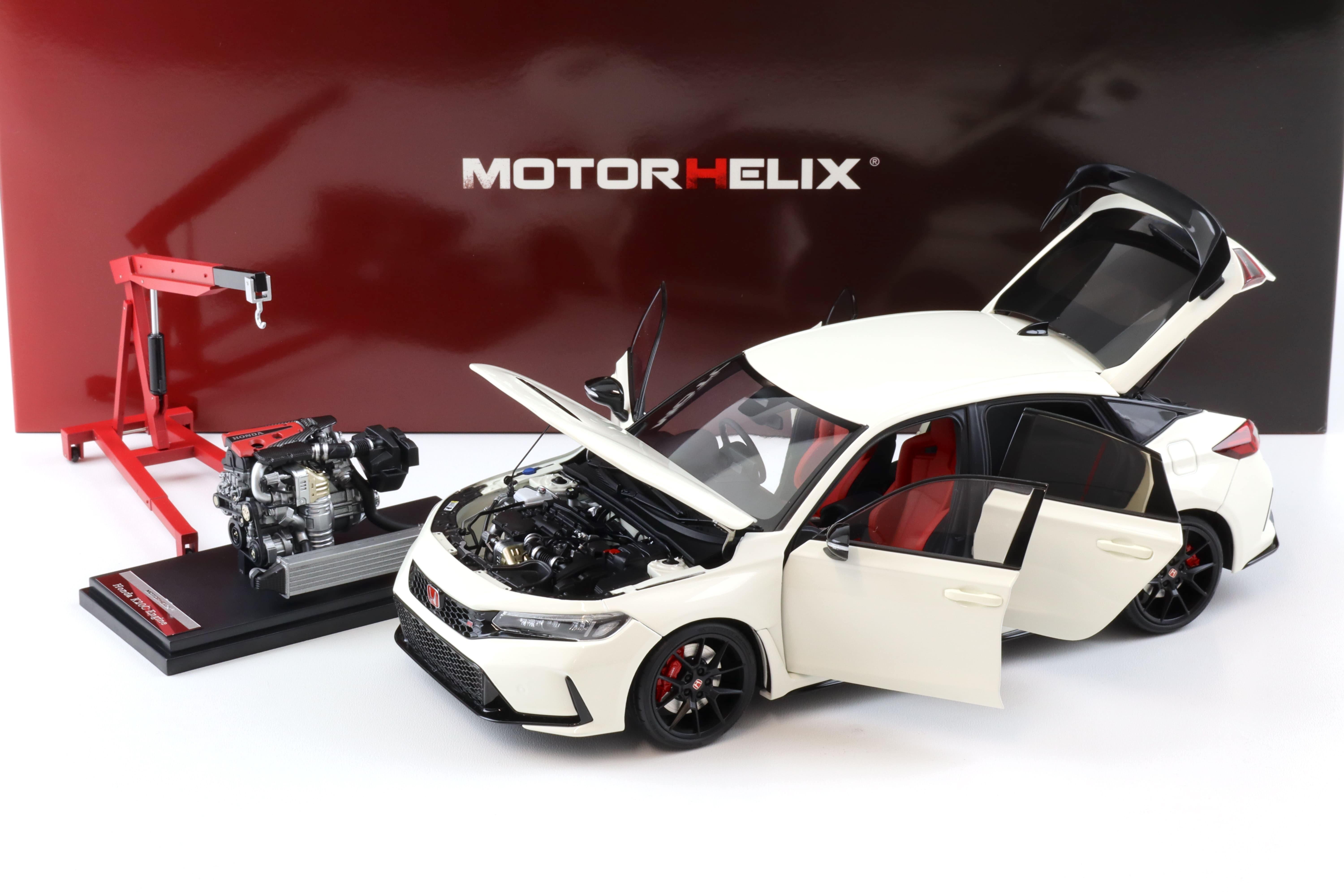 1:18 Motorhelix Honda Civic Type R (FL5) Championship white 2022 M85301