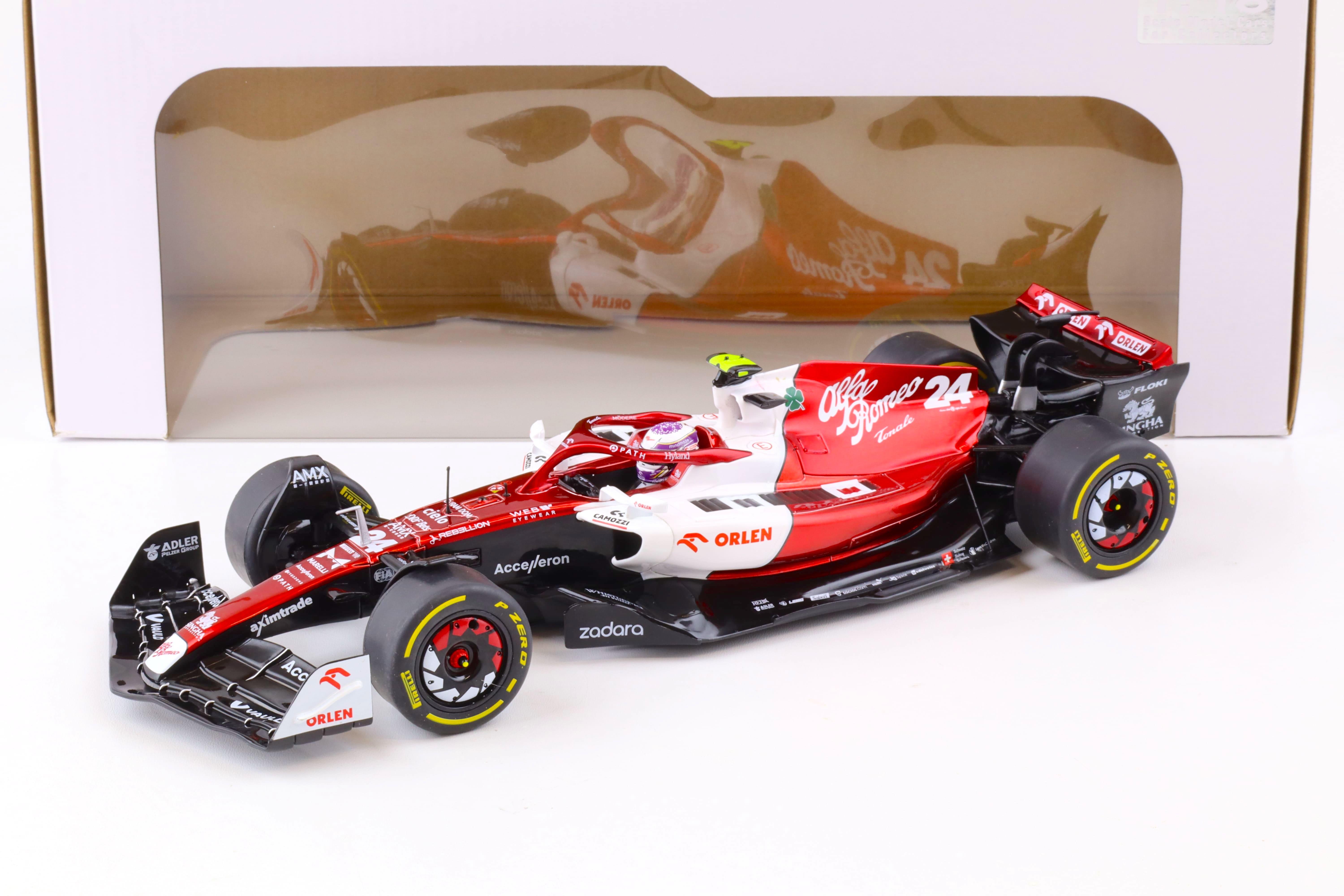 1:18 Solido F1 Alfa Romeo C42 Canada GP #24 Z.Guanyu 2022