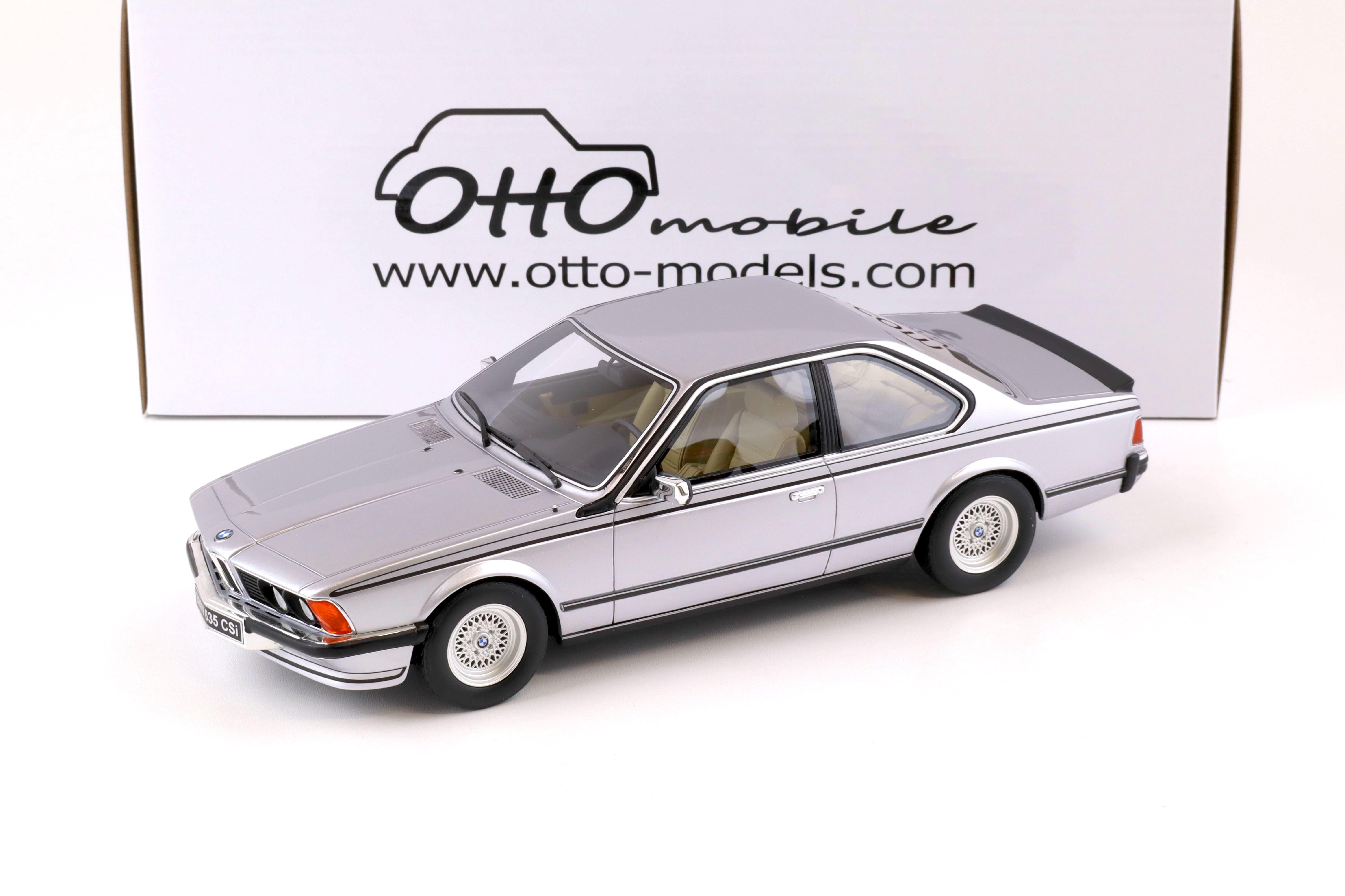 1:18 OTTO mobile OT313 BMW 635 CSI E24 Coupe Polaris silver metallic