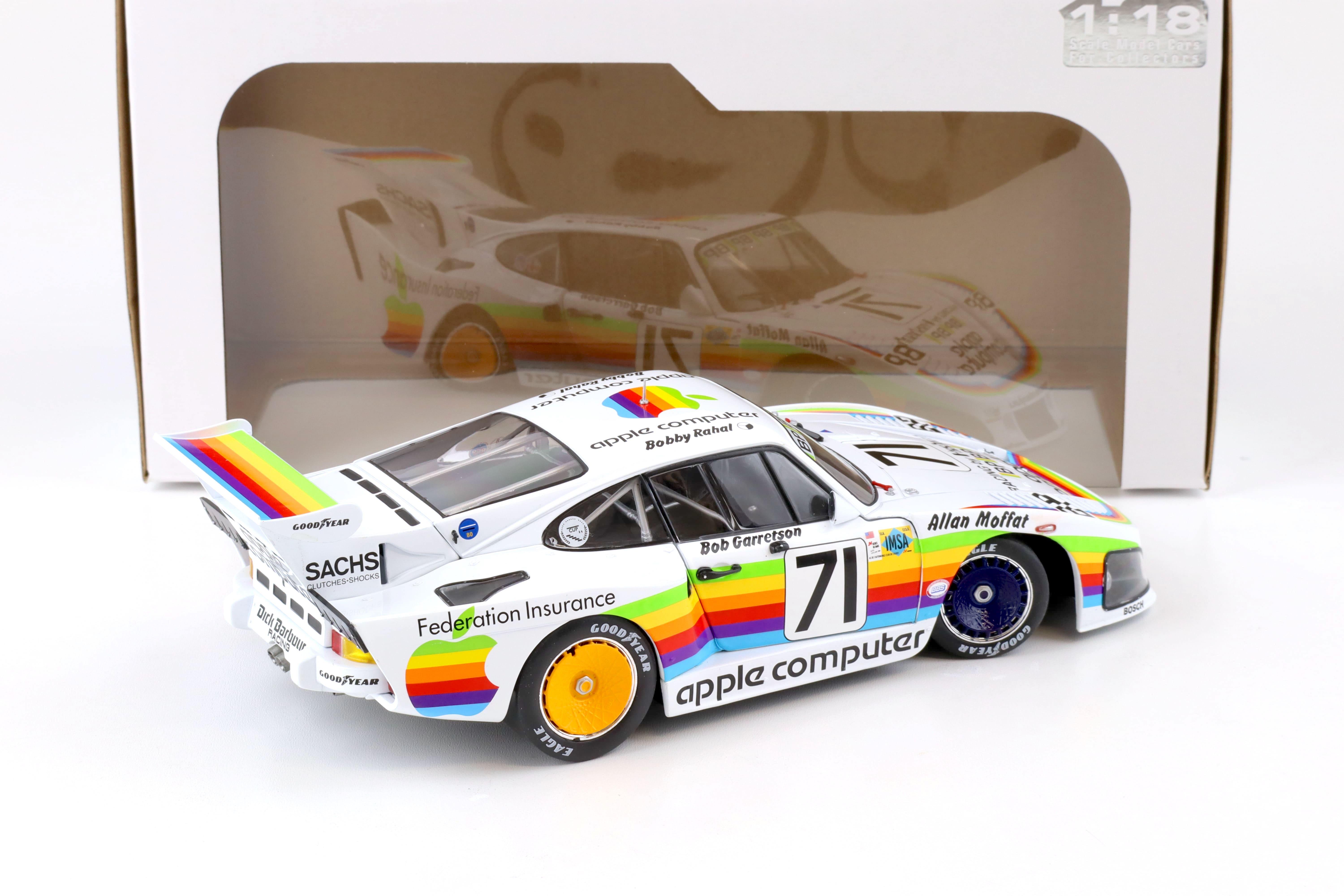 1:18 Solido Porsche 935 K3 #71 - 24h Le Mans 1980 Apple Computer Rahal/ Moffat