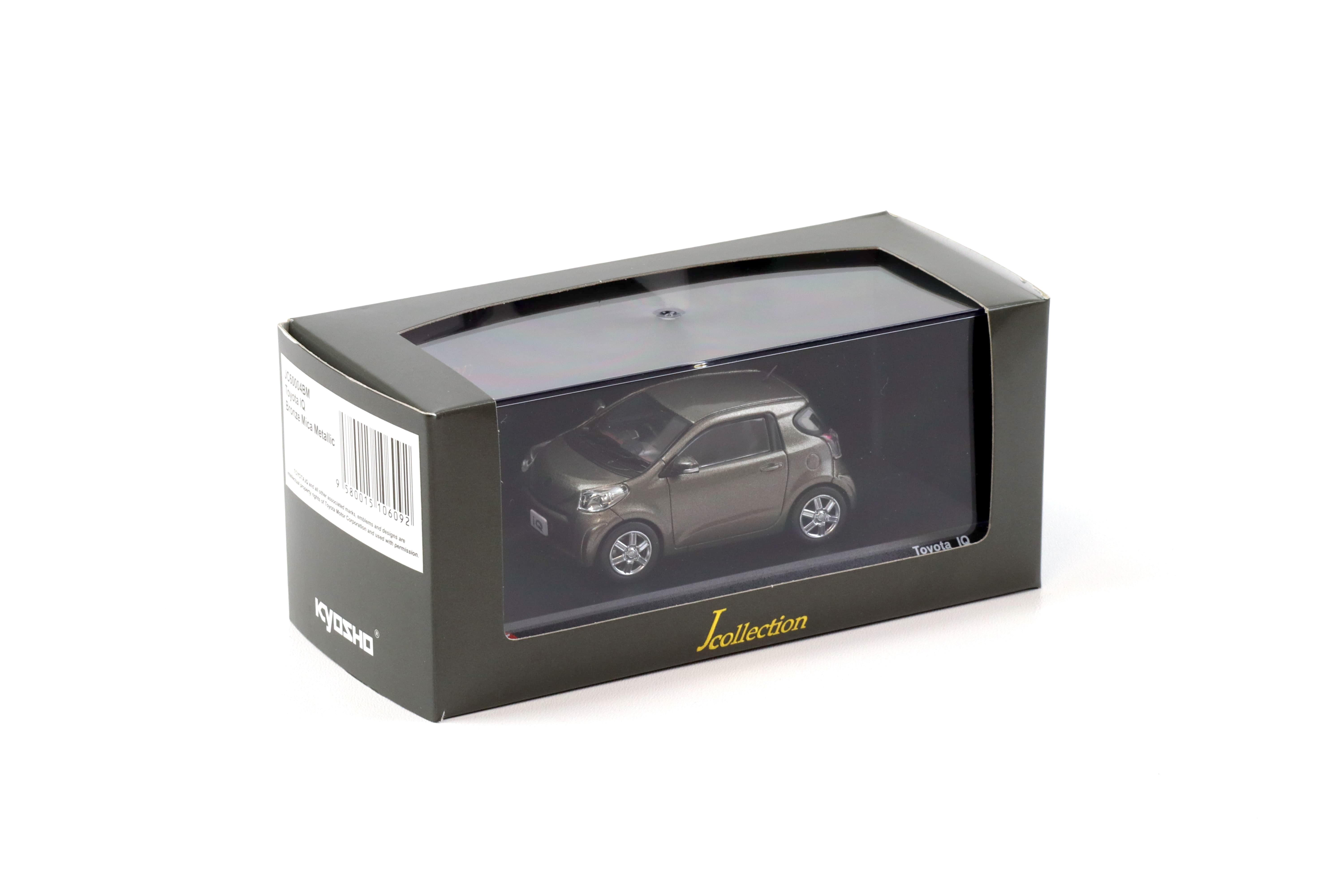1:43 J-Collection Kyosho Toyota IQ Bronze Mica metallic 