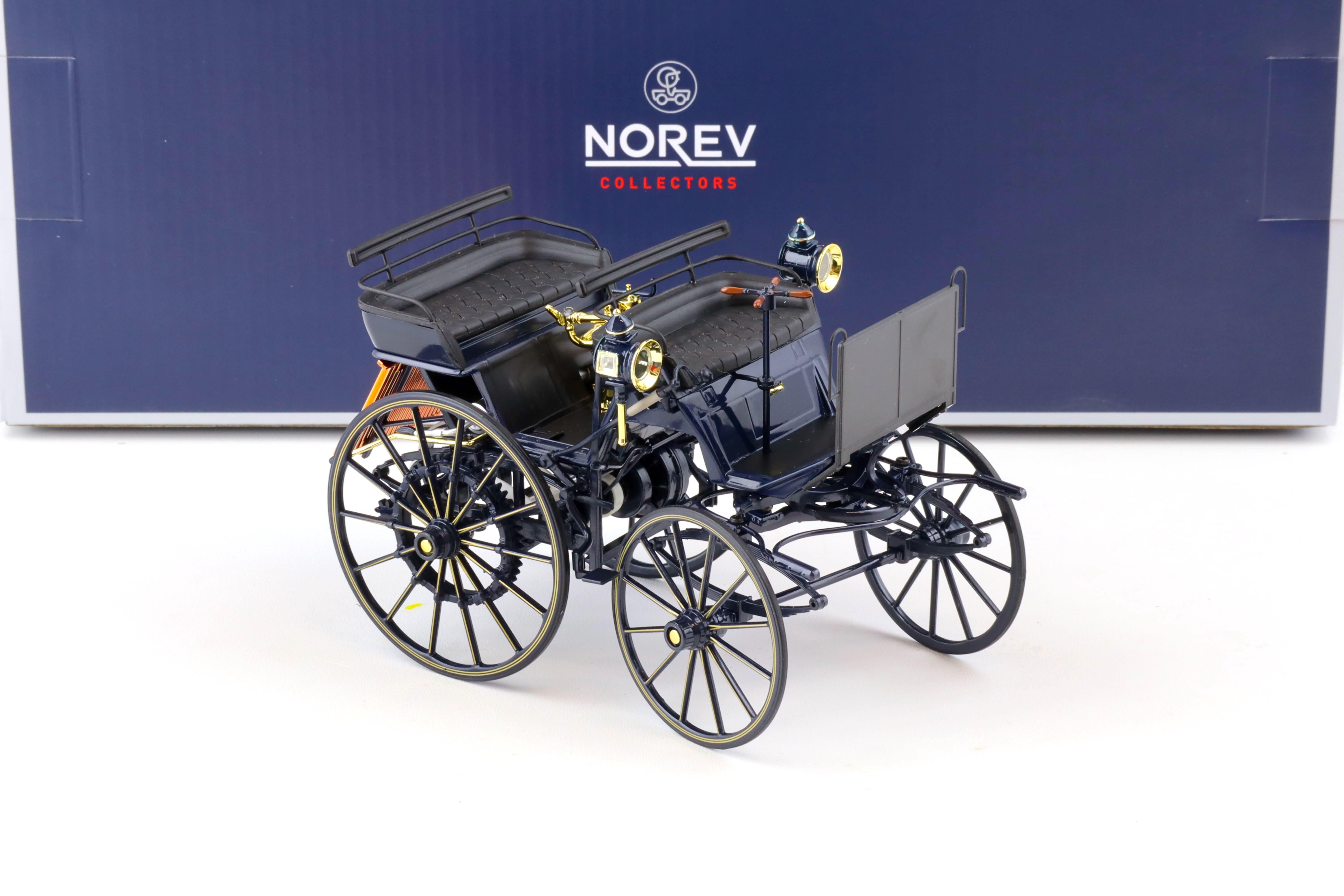 1:18 Norev Mercedes Daimler Motorkutsche 1886 dark blue 183700
