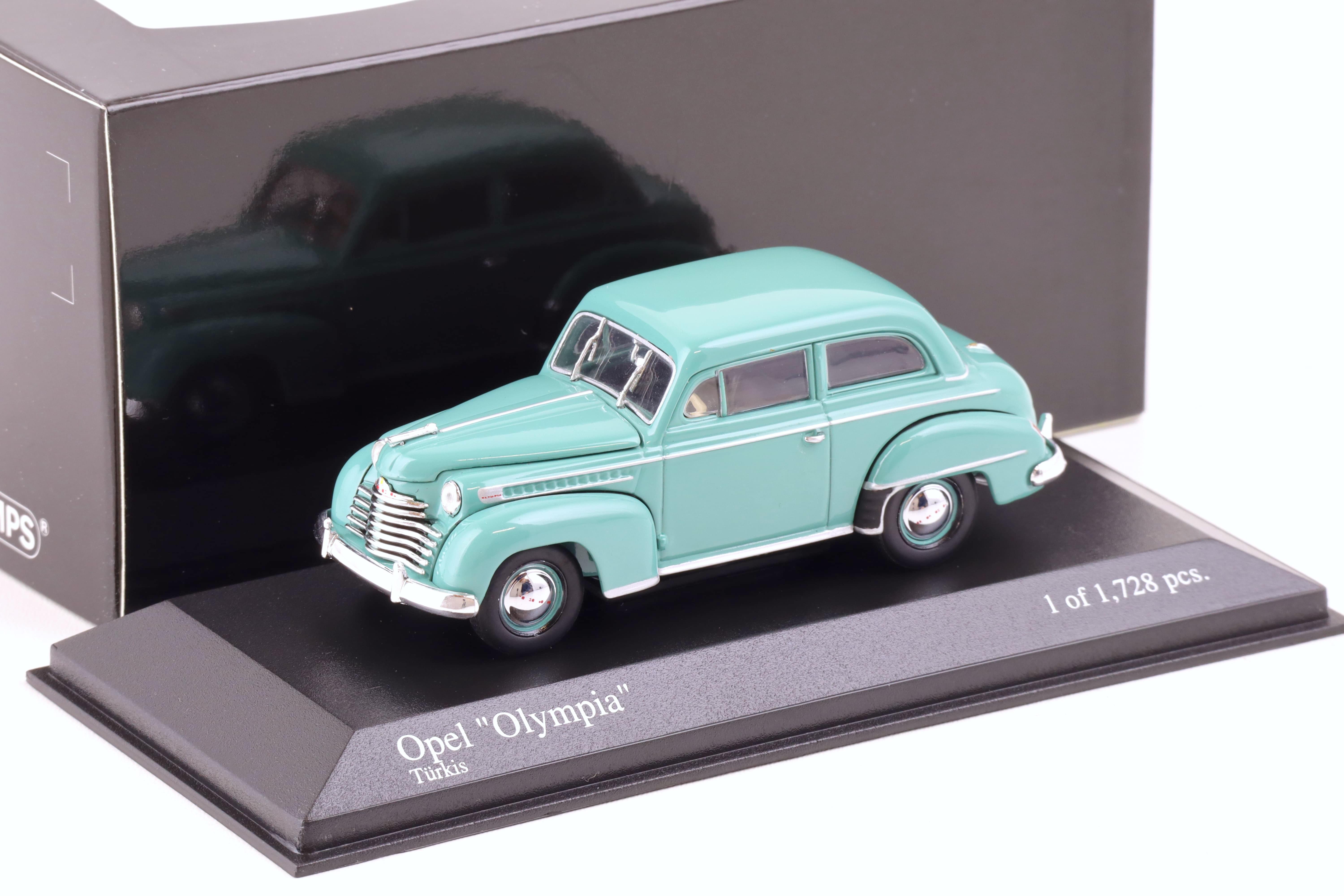 1:43 Minichamps Opel Olympia 1952 turquoise 