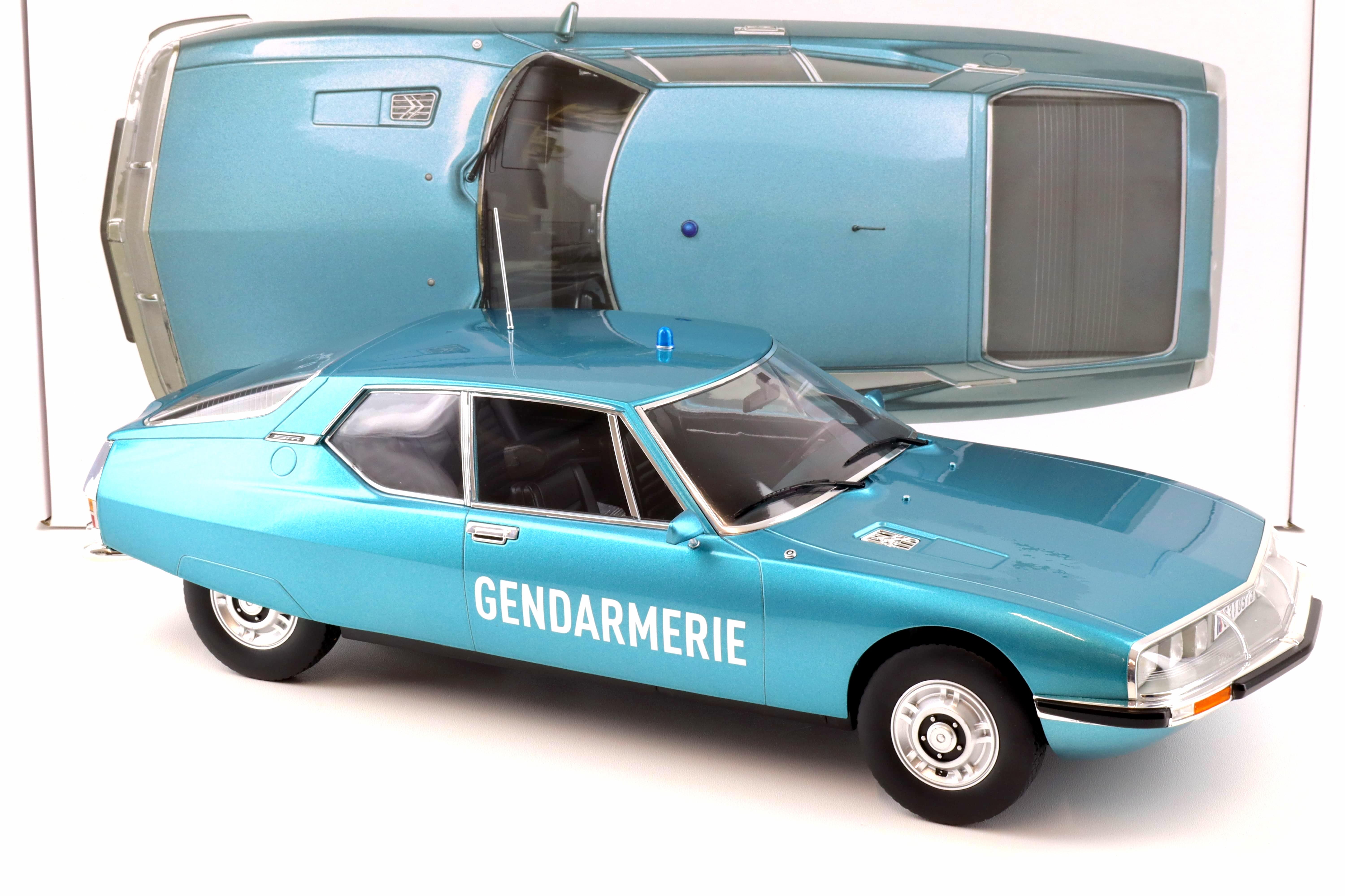 1:12 Norev Citroen SM Gendarmerie 1973 blue metallic 121703