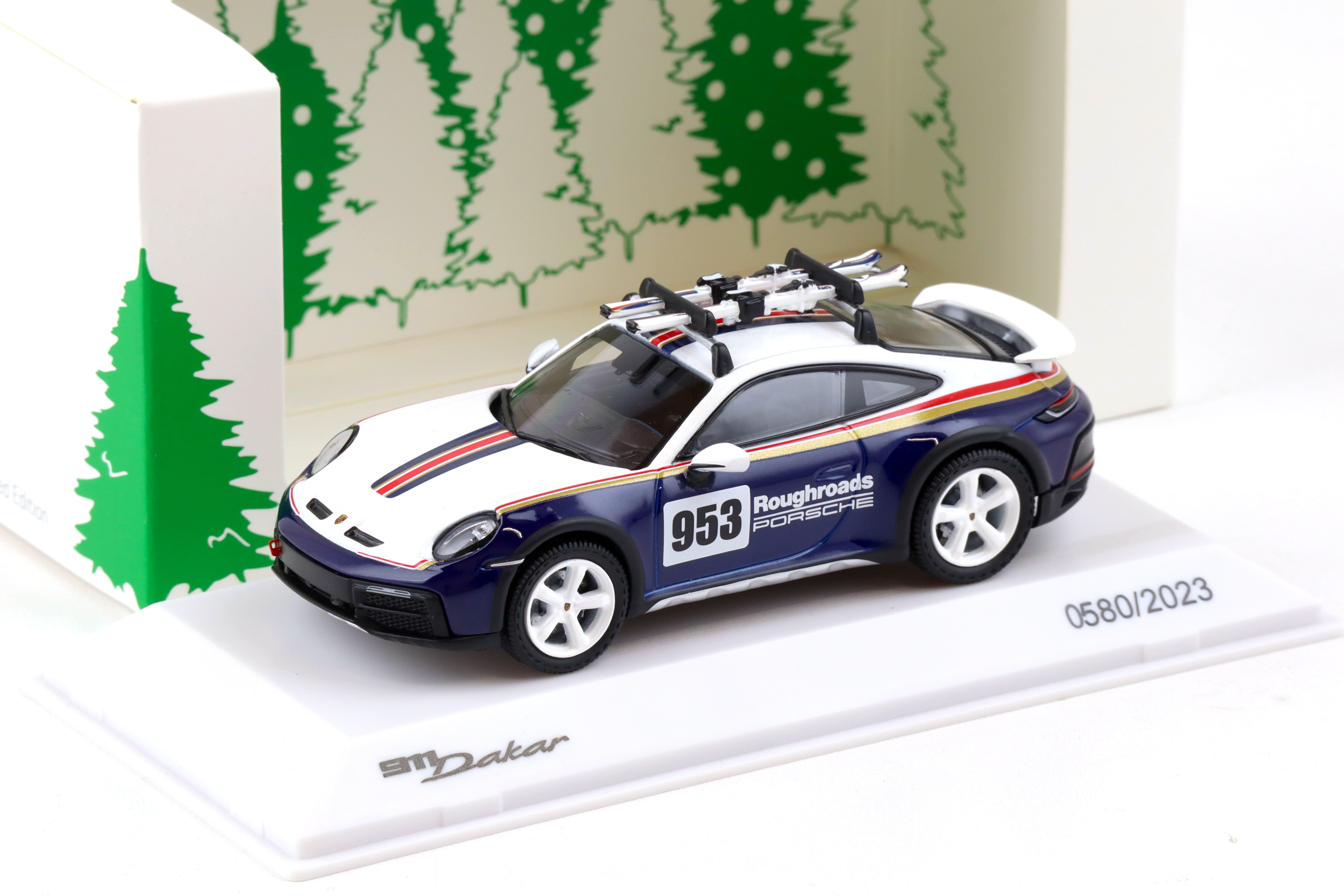 1:43 Spark Porsche 911 (992) Dakar #953 Roughroads with Ski Limited WAP DEALER