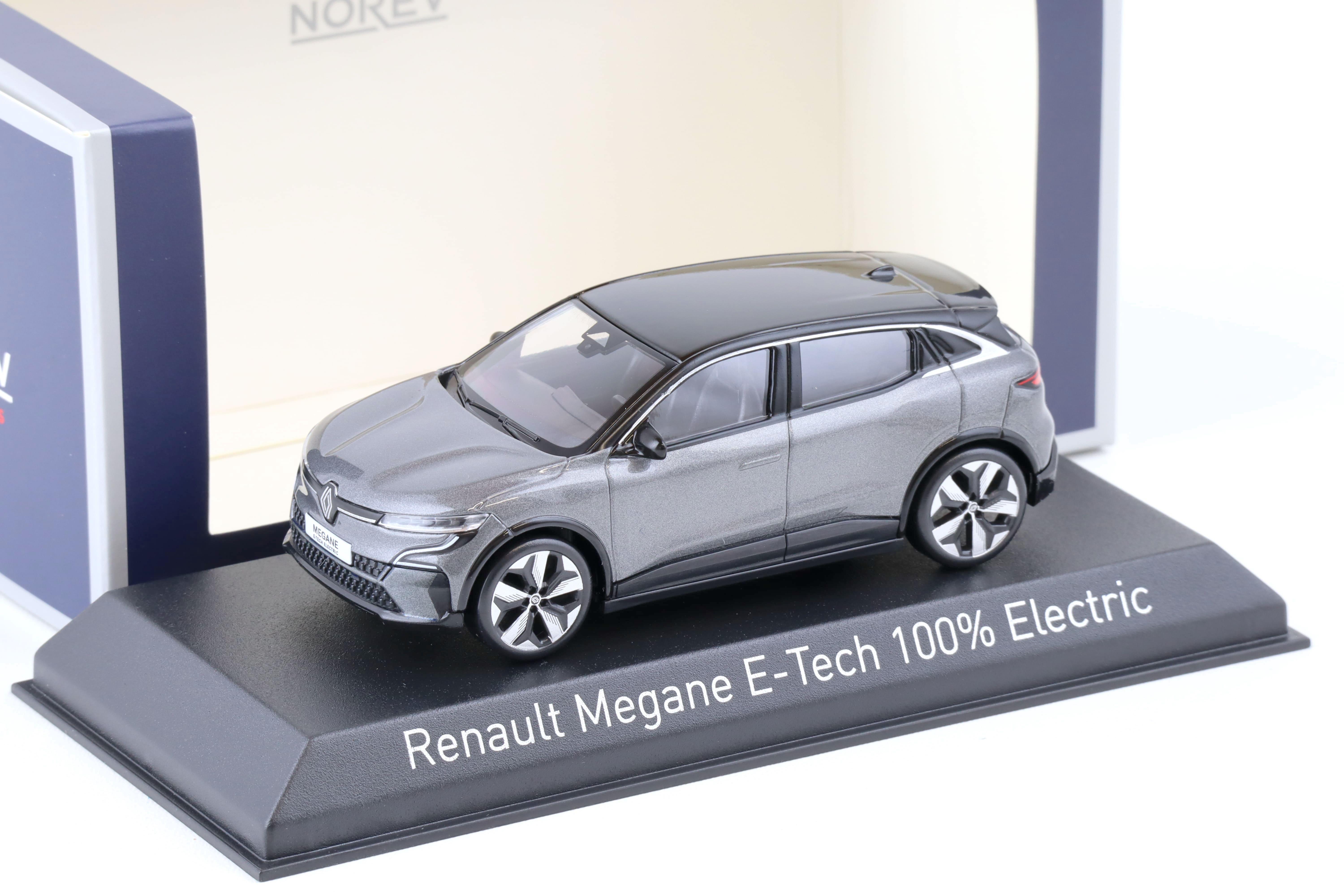 1:43 Norev Renault Megane E-TECH 100% Electric 2022 Schiste grey/ black roof 517920