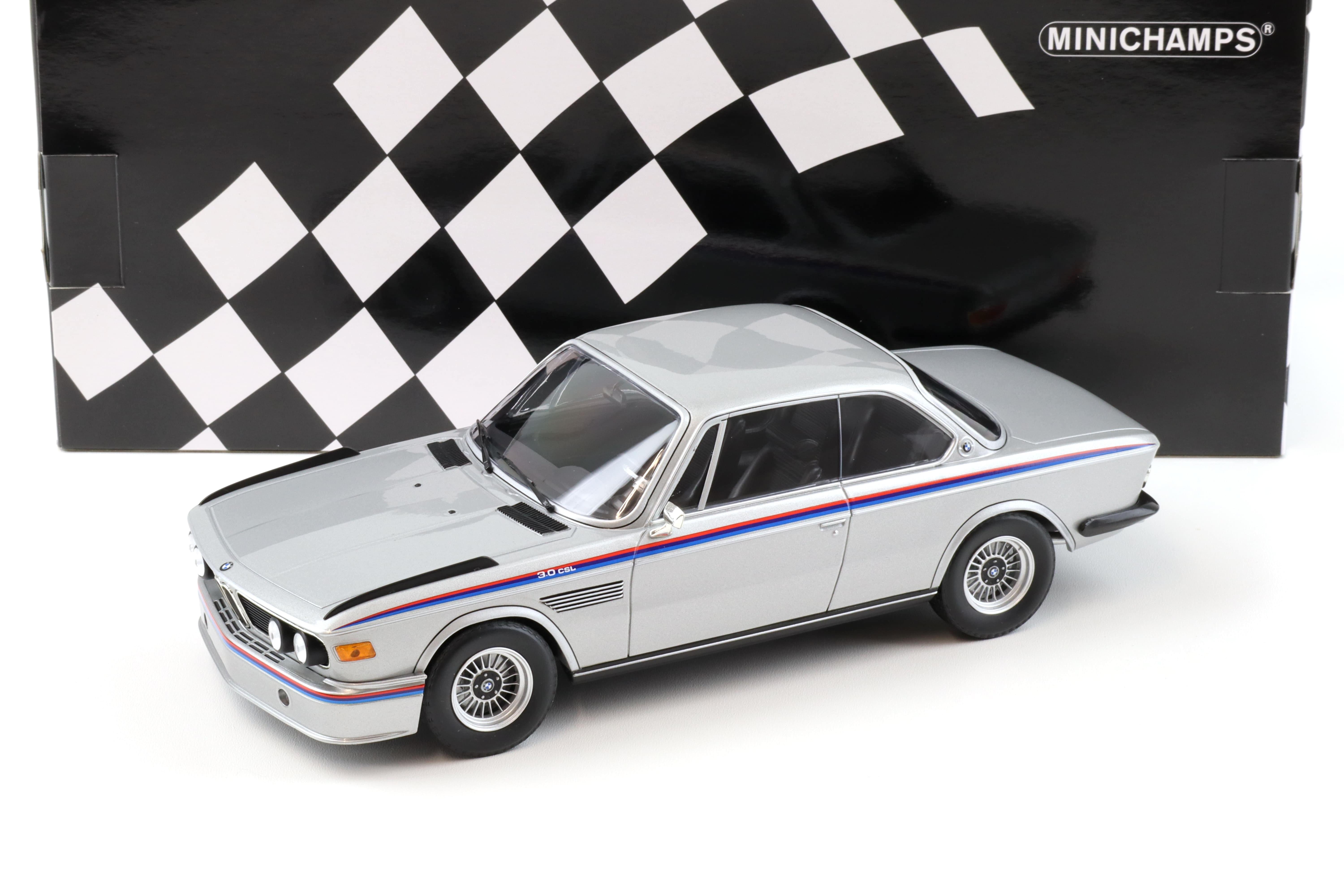 1:18 Minichamps BMW 3.0 CSL Coupe 1973 silver