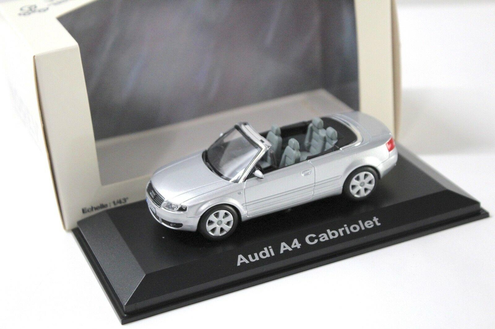 1:43 Norev Audi A4 Cabriolet silver