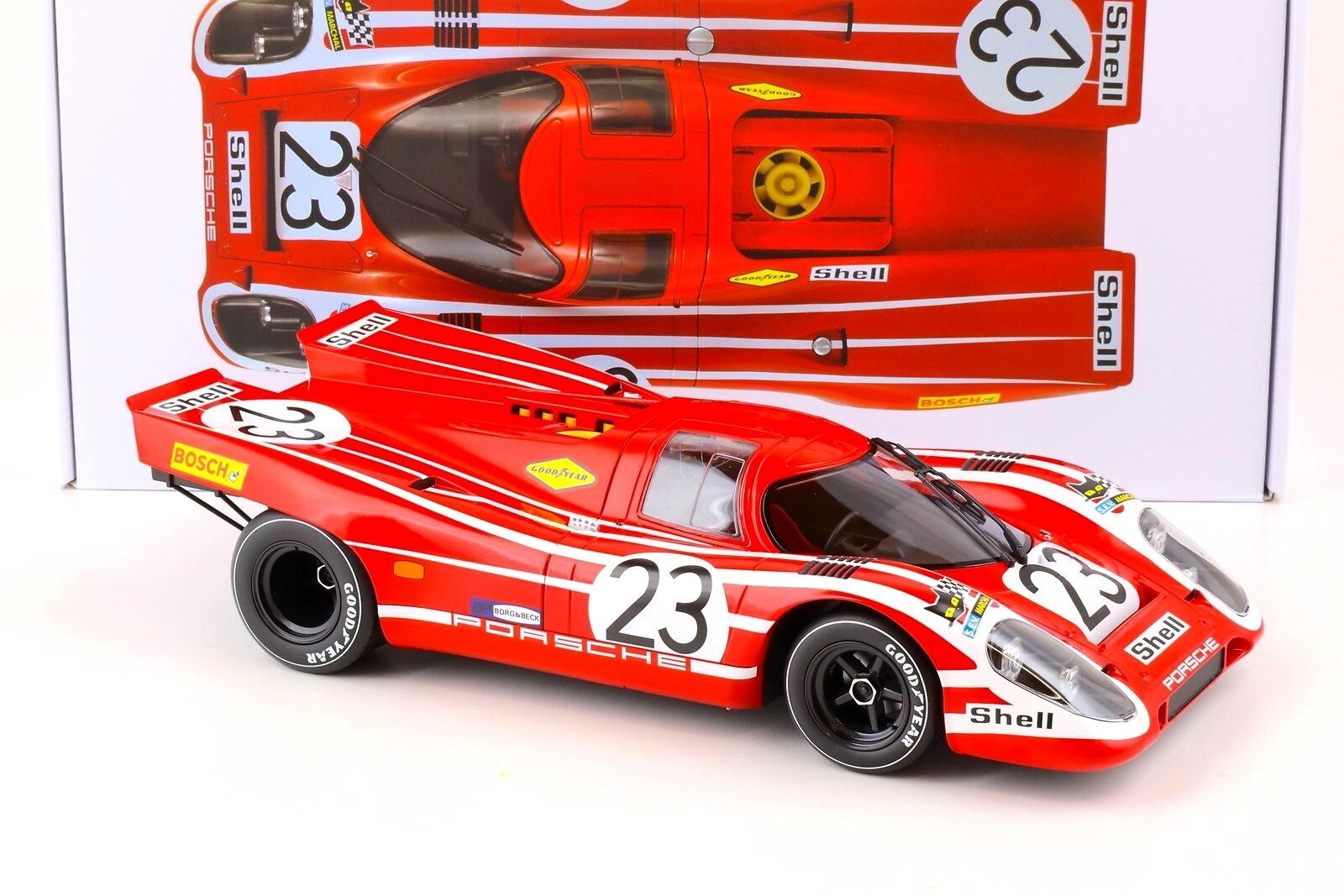 1:12 Norev Porsche 917K 24h France 1970 Winner #23 Attwood/ Herrmann red