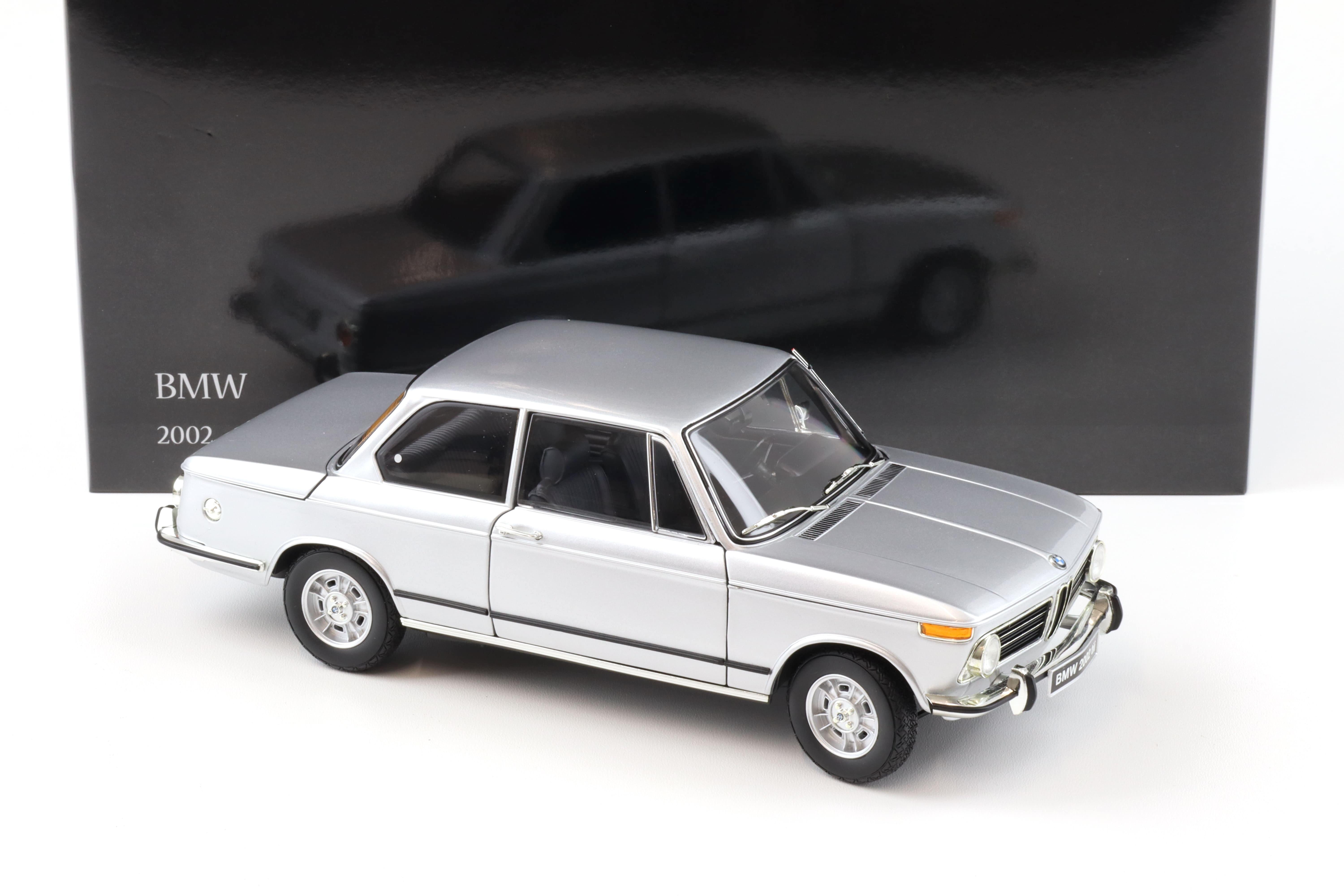 1:18 Kyosho BMW 2002 Tii 1972 silver 08543S