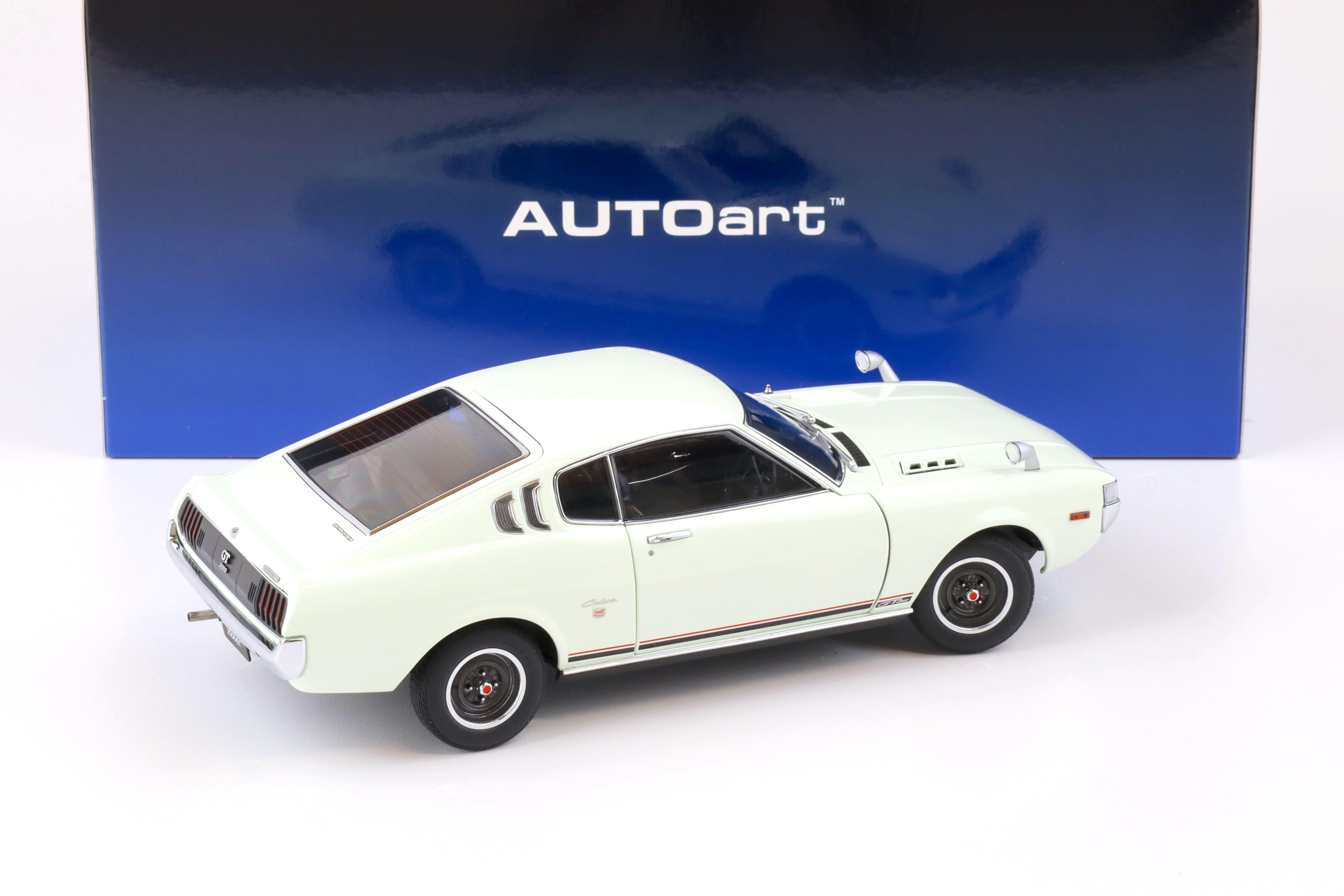 1:18 AUTOart Toyota Celica Liftback 2000 GT (RA25) 1973 white 78766