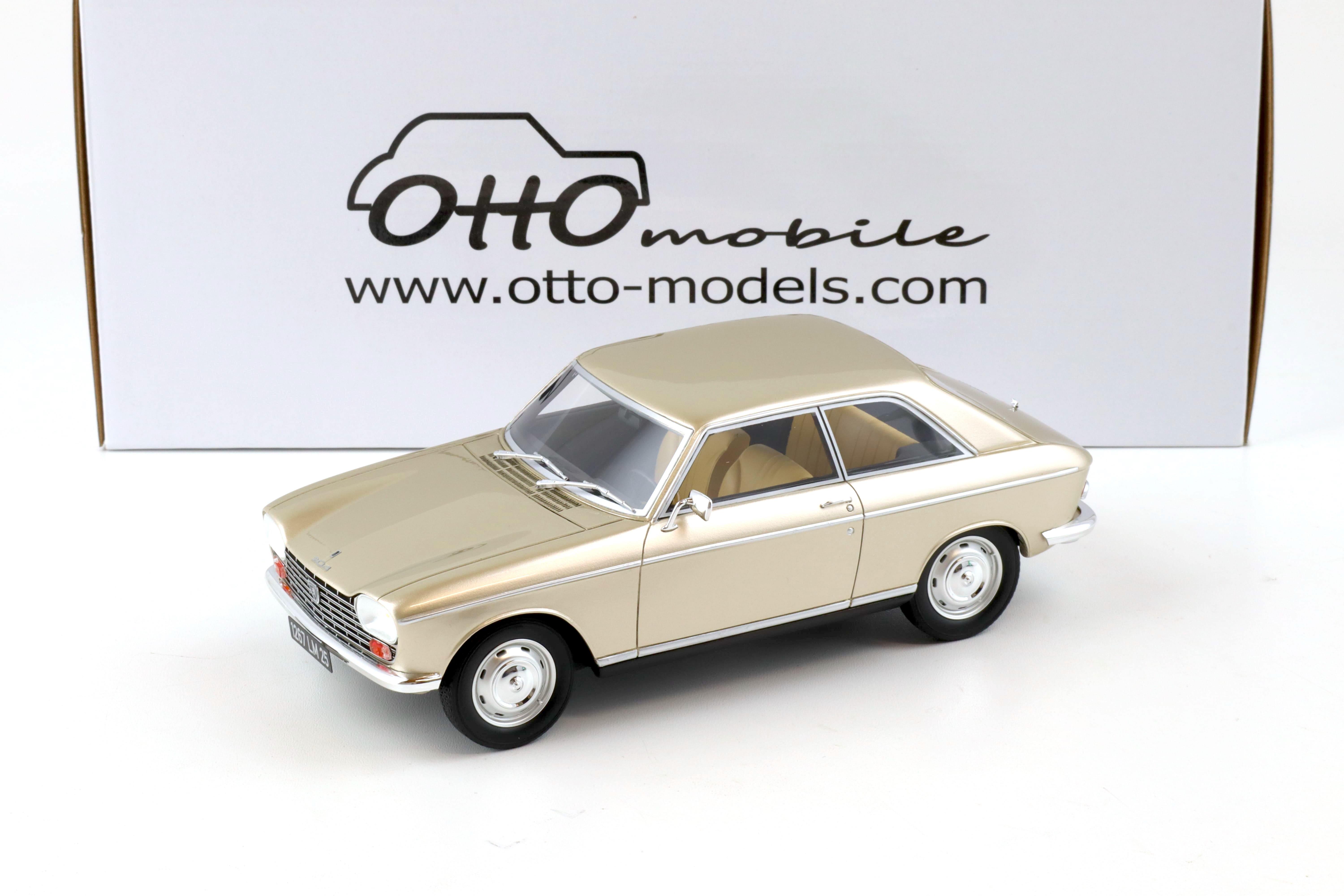 1:18 OTTO mobile OT1024 Peugeot 204 Coupe beige metallic 1965